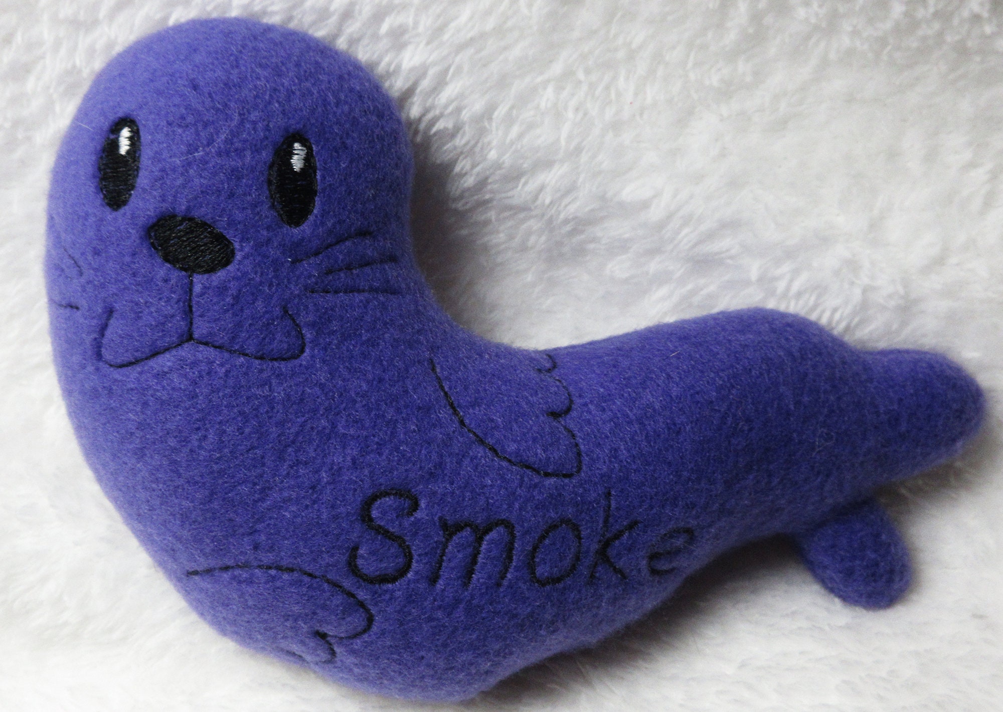Cat or Dog Toy Seal with Catnip for cat and Squeaker for Dog Etsy