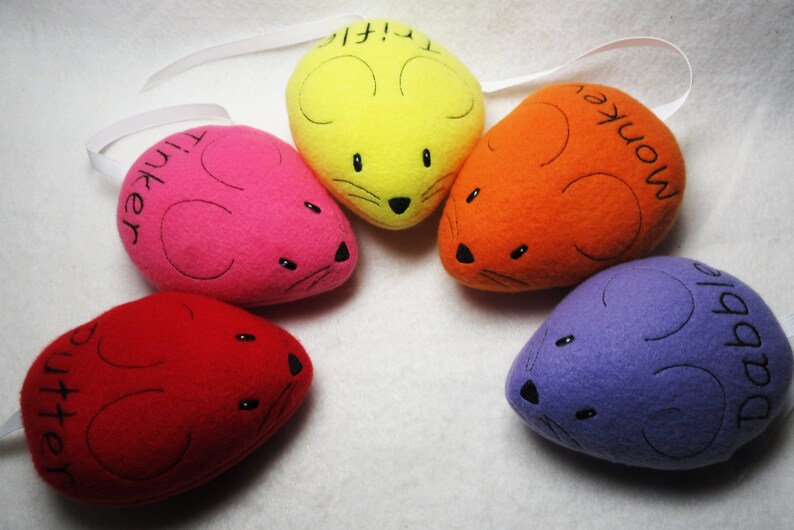 Personalized Cat Toy Mouse with Catnip Two Sizes Small for Kitten Large for Cat image 10