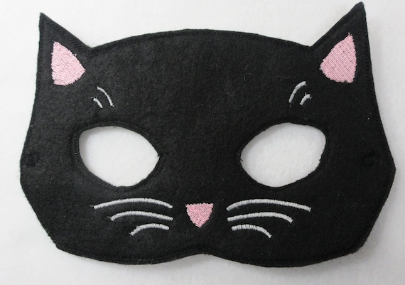 Máscaras de gato de fieltro divertidas - Perfectas para Halloween y fiestas Máscaras de gato de fieltro divertidas - Perfectas para Halloween y fiestas