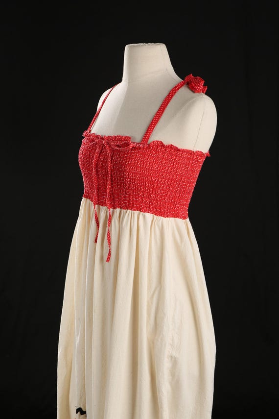 70s strap summer dress - image 4