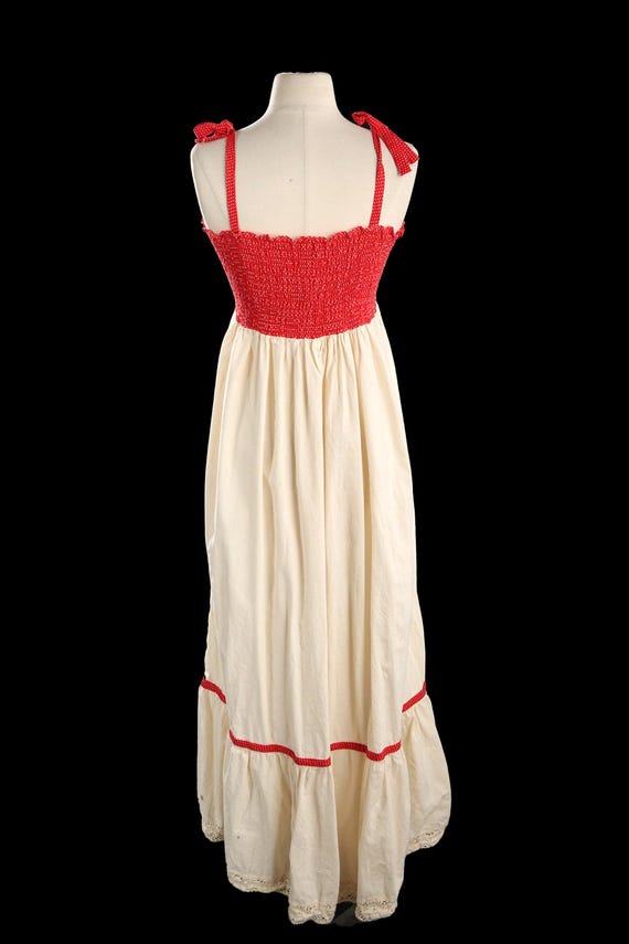 70s strap summer dress - image 5
