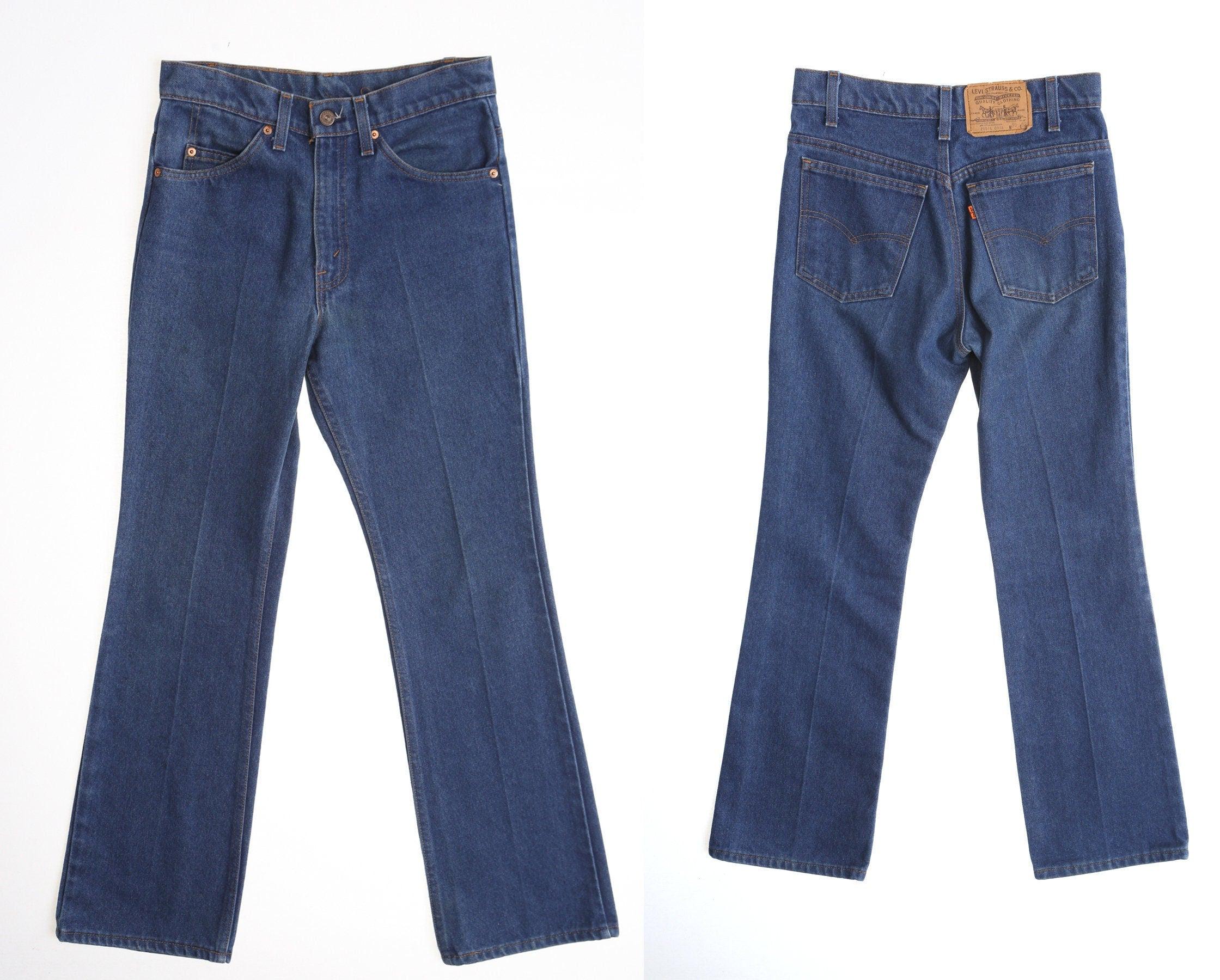 Vintage 516 levi's jeans / bell bottom / blue