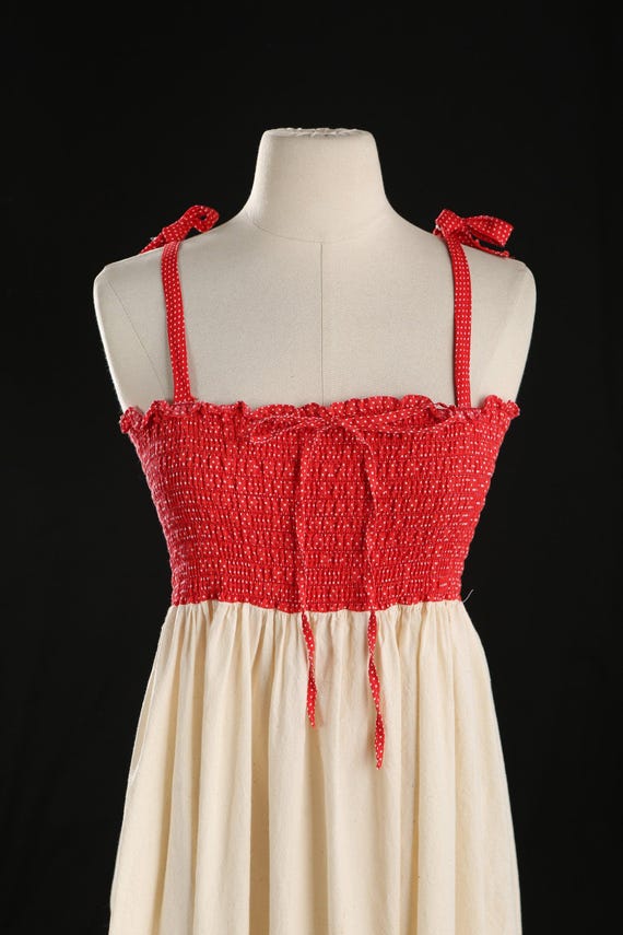 70s strap summer dress - image 3