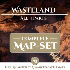 Geanimeerde strijdkaart | Wasteland - Complete kaartenset - Dungeon and Dragons