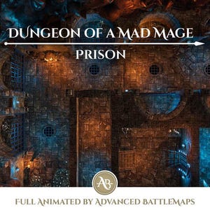 Geanimeerde strijdkaart | Dungeon Of A Mad Mage - Part 9/9 Prison - Dungeon and Dragons