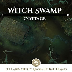 Carte de bataille animée | Witch Swamp - Partie 1/3 - Cottage - Donjon et Dragons