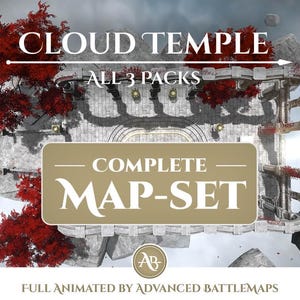 Geanimeerde strijdkaart | Cloud Temple - Complete kaartenset - Dungeon and Dragons