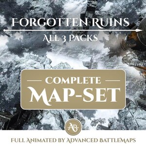 Geanimeerde strijdkaart | Forgotten Ruins - Complete kaartenset - Dungeon and Dragons
