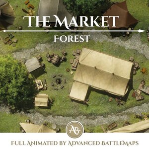 Animierte Karte | Der Markt - Teil 2/3 Der Wald - Dungeon and Dragons