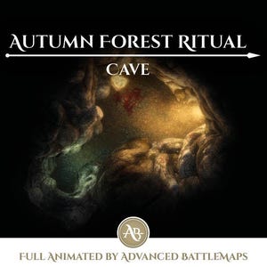 Animierte Karte | Herbstwald Ritual - Teil 2/3 Höhle - Dungeon and Dragons