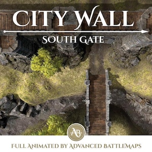 Geanimeerde strijdkaart | Stadsmuur - Zuidpoort deel 4/6 - Dungeon and Dragons