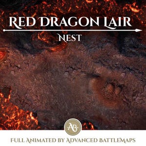 Geanimeerde strijdkaart | Red Dragon Lair - Nest deel 2/3 - Dungeon and Dragons