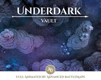 Animowana mapa bitewna | Underdark - Część 2/3 Vault - Dungeon and Dragons