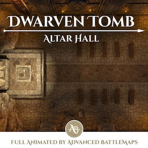 Geanimeerde strijdkaart | Dwergentombe - Altaarzaal deel 6/12 - Dungeon and Dragons