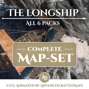 Geanimeerde strijdkaart | The Longship - Complete kaartenset - Dungeon and Dragons