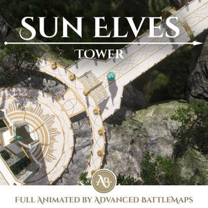 Geanimeerde strijdkaart | Sun Elves - Toren deel 3/6 - Dungeon and Dragons