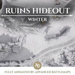 Animierte Karte | Ruinenversteck - Teil 5/5 Winter - Dungeon and Dragons