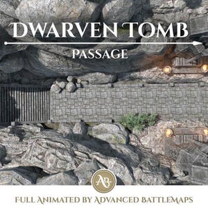Geanimeerde strijdkaart | Dwergentombe - Passage deel 4/12 - Dungeon and Dragons