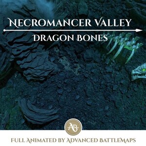 Geanimeerde strijdkaart | Necromancer Valley - Deel 1/3 Dragon Bones - Dungeon and Dragons