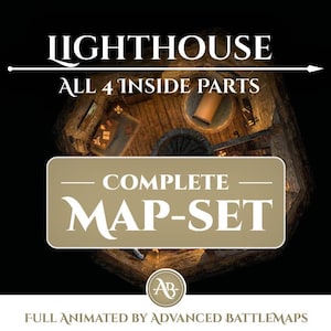Geanimeerde strijdkaart | Lighthouse: complete binnenkaartenset: Dungeon and Dragons