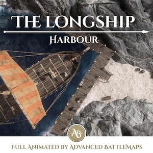 Geanimeerde strijdkaart | The Longship - Part 2/6 Harbor - Dungeon and Dragons