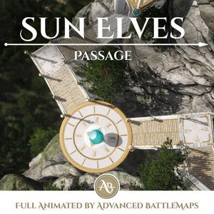 Geanimeerde strijdkaart | Sun Elves - Passage deel 2/6: Dungeon and Dragons