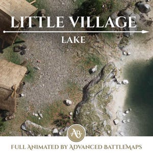 Geanimeerde strijdkaart | Little Village - deel 4/5 Lake - Dungeon and Dragons