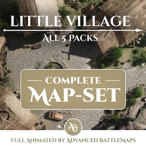Animierte Karte | Little Village - Komplettes Map-Set - Dungeon and Dragons