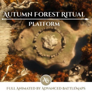 Animierte Karte | Herbstwald Ritual - Teil 3/3 Plattform - Dungeon and Dragons