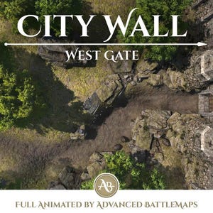 Geanimeerde strijdkaart | Stadsmuur - Westpoort deel 1/6 - Dungeon and Dragons
