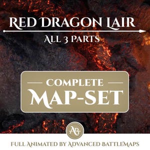 Geanimeerde strijdkaart | Red Dragon Lair - Complete kaartenset - Dungeon and Dragons