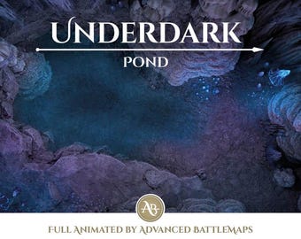 Animowana mapa bitewna | Underdark - część 3/3 Staw - Dungeon and Dragons