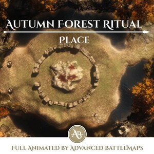 Animierte Karte | Herbstwald Ritual - Teil 1/3 Ort - Dungeon and Dragons