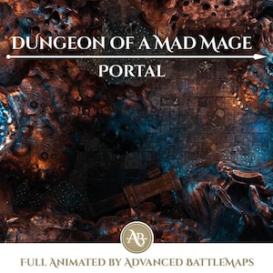 Geanimeerde strijdkaart | Dungeon Of A Mad Mage - Portaal deel 1/9 - Dungeon and Dragons