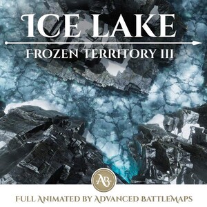 Geanimeerde strijdkaart | Ice Lake - Deel 3/4 Frozen Territory III - Dungeon and Dragons