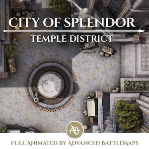Geanimeerde strijdkaart | City of Splendor - Tempeldistrict, deel 1/4 - Dungeon and Dragons