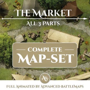 Geanimeerde strijdkaart | The Market - Complete kaartenset - Dungeon and Dragons