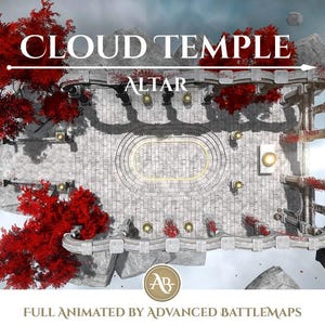 Geanimeerde strijdkaart | Wolkentempel: altaar deel 3/3: kerker en draken