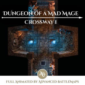 Geanimeerde strijdkaart | Dungeon Of A Mad Mage - Deel 3/9 Crossway I - Dungeon and Dragons