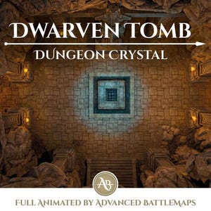 Geanimeerde strijdkaart | Dwergentombe – deel 8/12 Dungeon Crystal – Dungeon and Dragons