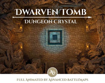 Animowana mapa bitewna | Grobowiec krasnoludów - Część 8/12 Dungeon Crystal - Dungeon and Dragons
