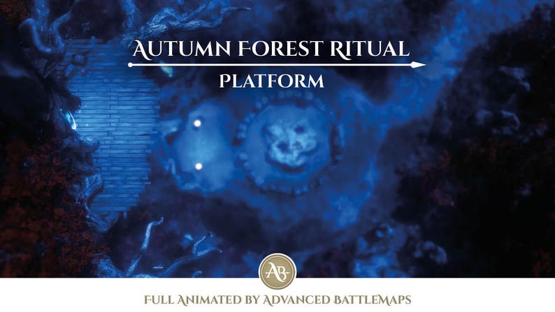 Animated Battlemap | Autumn Forest Ritual - Part 3/3 Platform - Dungeon ...