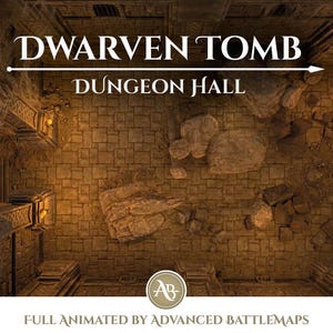 Geanimeerde strijdkaart | Dwergentombe – deel 9/12 Dungeon Hall – Dungeon and Dragons