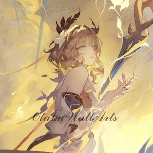 Honkai Star Rail Aglaea 12&quot;x18&quot; Vertical Poster Prints, FREE Keychain, Fan Art Print, Portrait Print, Custom Size | [Aglaea_V (4)]