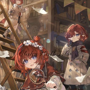 Honkai Star Rail Tribbie 12&quot;x18&quot; Portrait Poster Prints, FREE Keychain, Fan Art Print, Vertical Print, Custom Size | [Tribbie_V (1)]