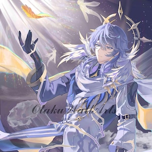 Honkai Star Rail Sunday 12&quot;x18&quot; Vertical Poster Prints, FREE Keychain, Fan Art Print, Portrait Print, Custom Size | [Sunday_V (20)]