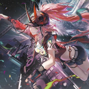 Honkai Star Rail Rappa 12&quot;x18&quot; Horizontal Poster Prints, FREE Keychain, Fan Art Print, Landscape Poster, HSR, Custom Size | [Rappa_H (1)]