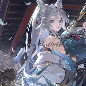 Honkai Star Rail Feixiao 12&quot;x18&quot; Landscape Poster Prints, FREE Keychain, Fan Art Print, Horizontal Print, Custom Size | [Feixiao_H (3)]
