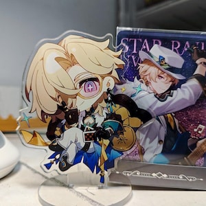 Honkai Star Rail 4&quot; Acrylic Standee, HSR Acrylic Stand, HSR 4&quot; Figurine, Phainon, Firefly, Aventurine, Sunday, Castorice, Mydei