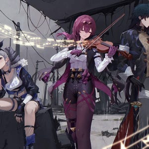 Honkai Star Rail Kafka Blade 12&quot;x18&quot; Landscape Poster Prints, FREE Keychain, Fan Art Print, Horizontal Print, Custom Size | [Group_H (6)]